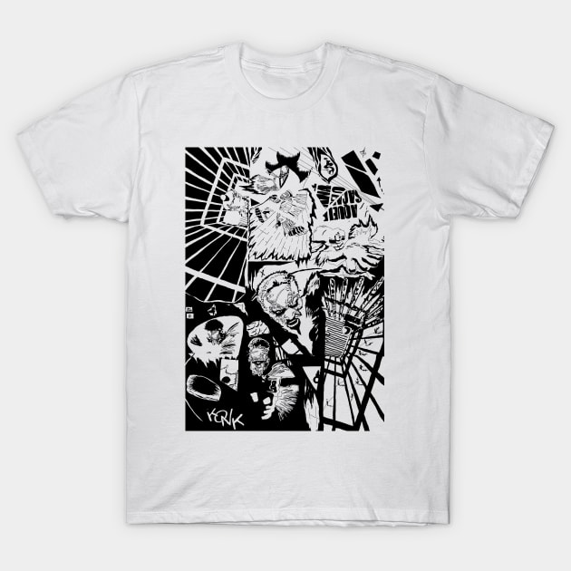 Sin City B&W Design T-Shirt by FranciscoCapelo